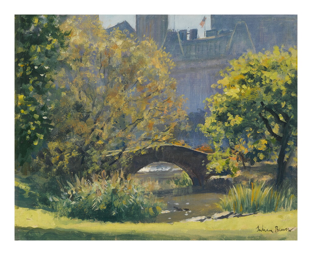 View full screen - View 1 of Lot 10. JULIAN BARROW | CENTRAL PARK BRIDGE.