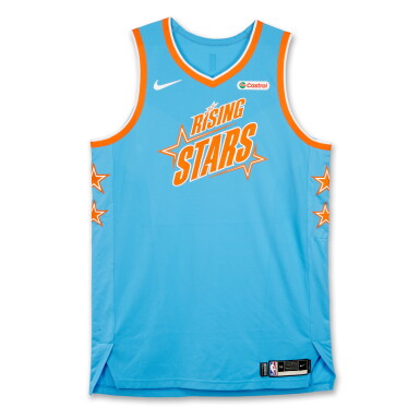 View full screen - View 1 of Lot 52. Donovan Clingan 2025-2026 Game Worn ‘Rising Stars’ Jersey.
