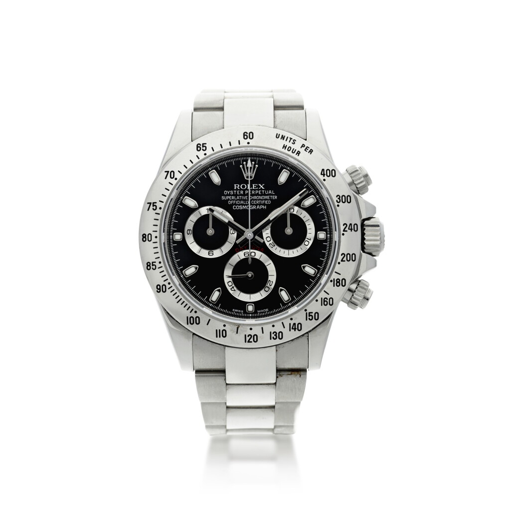 View full screen - View 1 of Lot 5. ROLEX | REFERENCE 116520 DAYTONA A STAINLESS STEEL AUTOMATIC CHRONOGRAPH WRISTWATCH WITH BRACELET, CIRCA 2012.