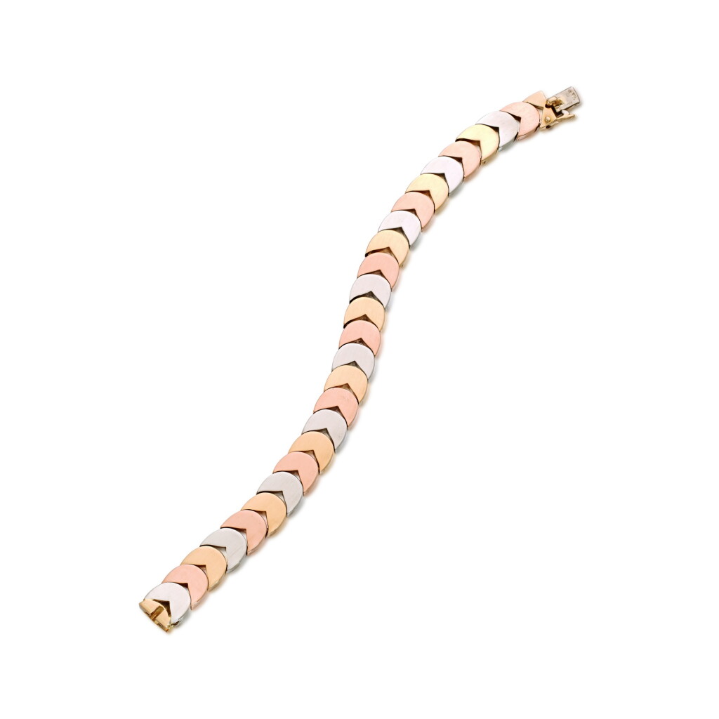 View full screen - View 1 of Lot 763. Gold Bracelet.