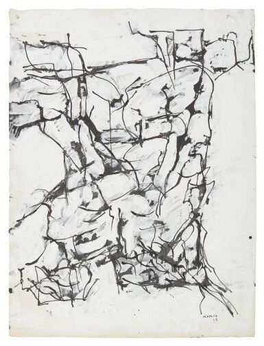 View full screen - View 1 of Lot 477. JEAN-PAUL RIOPELLE | UNTITLED.