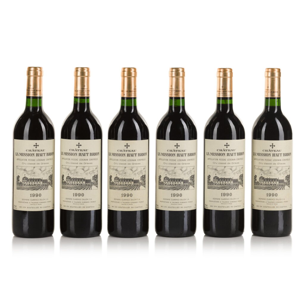 View full screen - View 1 of Lot 41. Château La Mission Haut-Brion 1990 (12 BT).