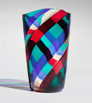 View full screen - View 1 of Lot 594. "Fasce Ritorte" Vase.