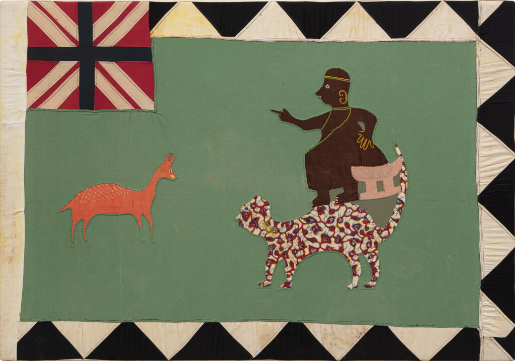 View full screen - View 1 of Lot 32. An Asafo Flag, Fante, Ghana.