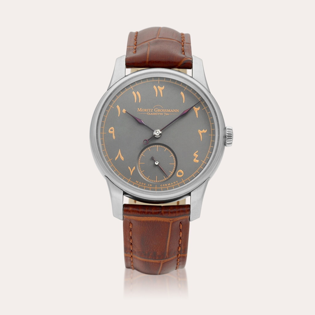 View full screen - View 1 of Lot 2274. A unique titanium wristwatch with Eastern Arabic indexes, Circa 2020 | 獨一無二鈦金屬腕錶,備東阿拉伯語時標,約2020年製.