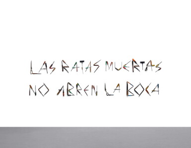 Voir en plein écran - Voir 1 du lot 723. Las ratas muertas no abren la boca.
