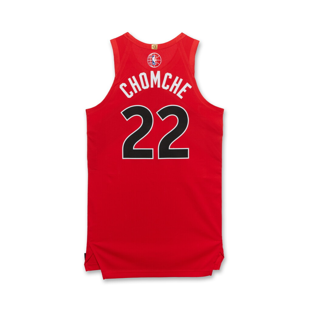 全螢幕檢視 - 查看130Ulrich Chomche ‘Canada Series’ Toronto Raptors 2024-2025 Game Worn Icon Edition Jersey 的1