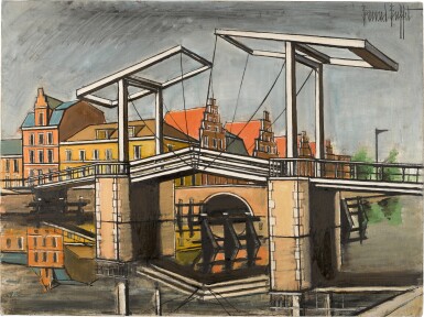 View full screen - View 1 of Lot 176. Le Pont levant, Haarlem.