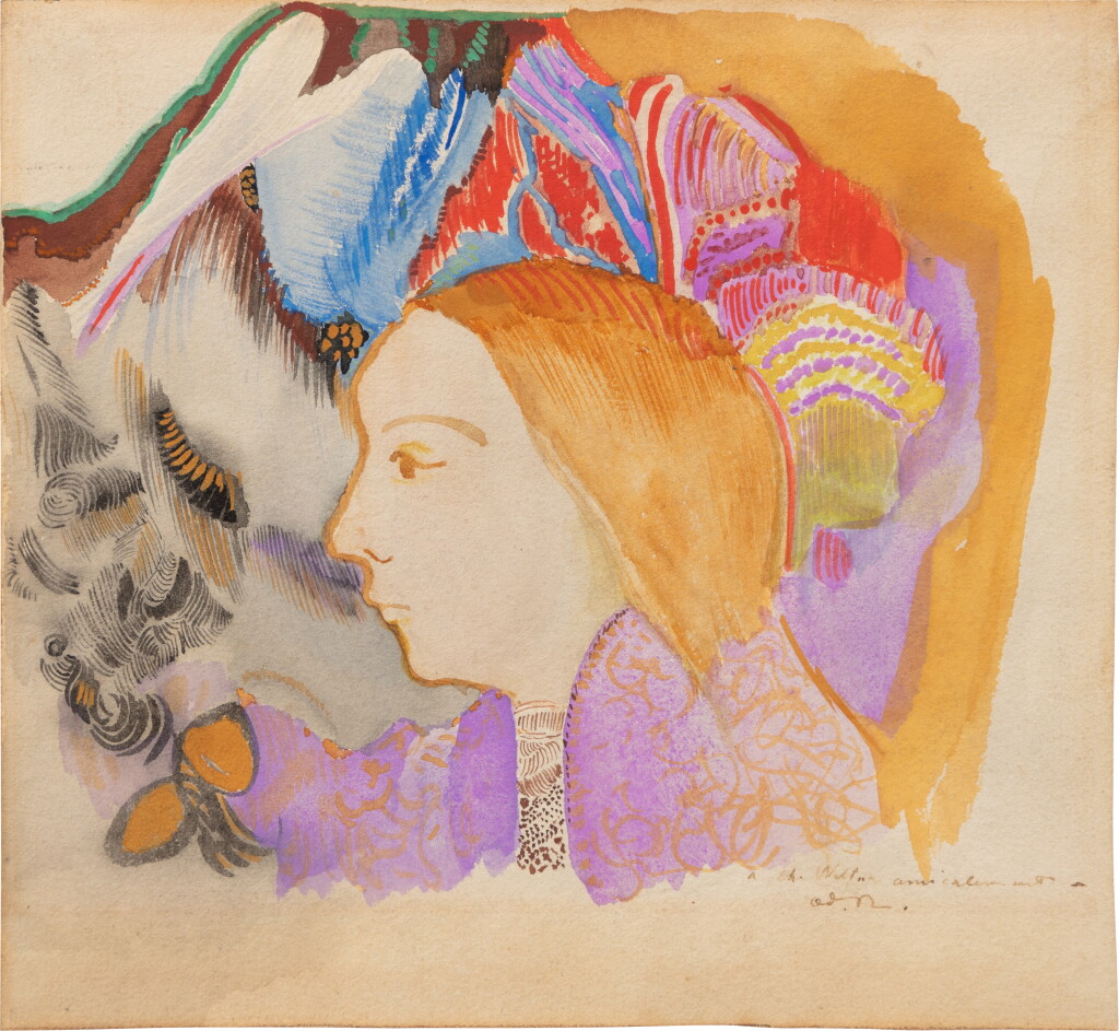 View full screen - View 1 of Lot 373. Jeune fille et fleurs .