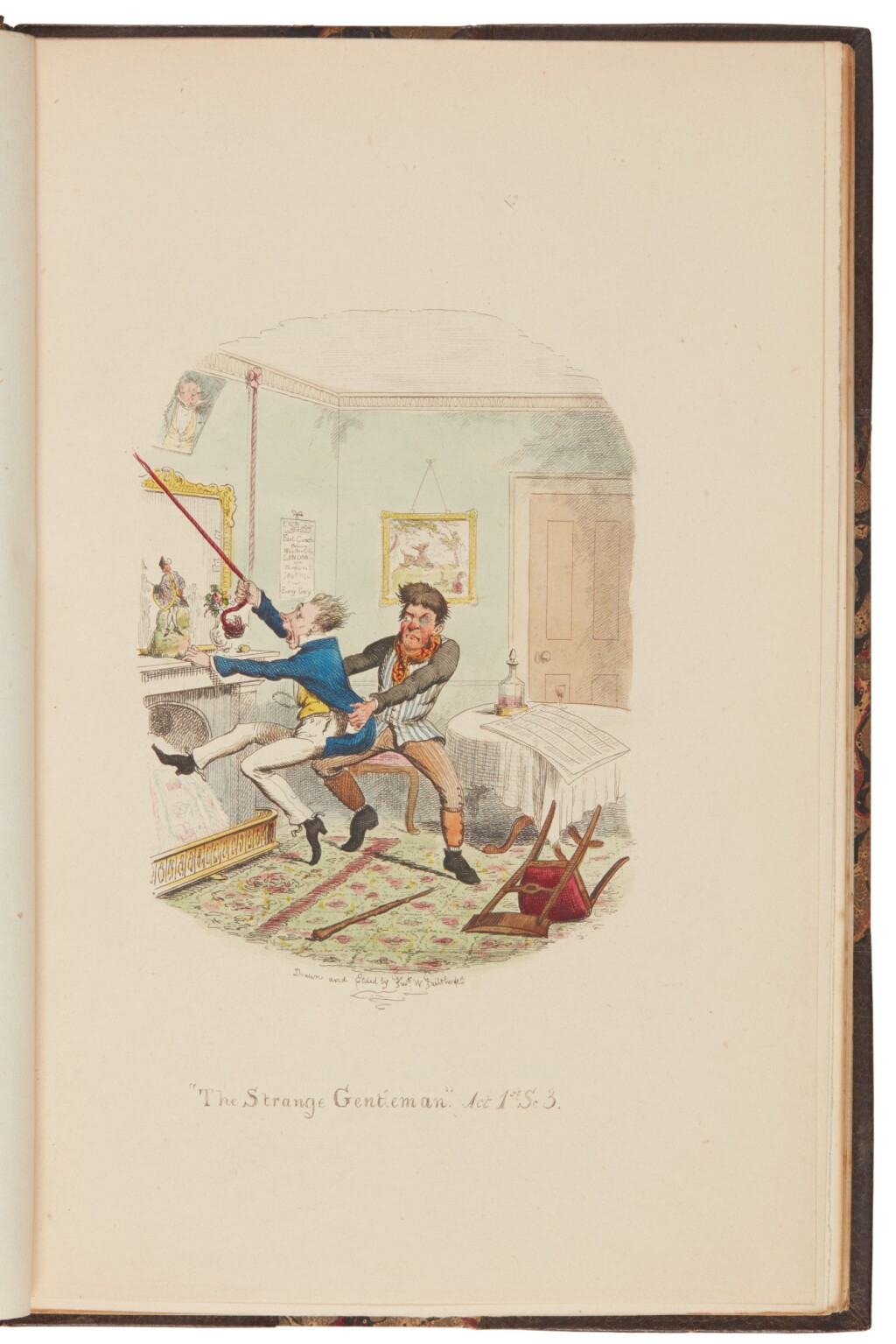 View full screen - View 1 of Lot 41. Dickens, The Strange Gentleman, 1871, facsimile of the 1837 edition.