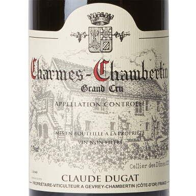 View full screen - View 1 of Lot 228. Charmes Chambertin Claude Dugat "Vertical" (2 BT).