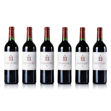 View full screen - View 1 of Lot 37. Pauillac de Latour 2001 (12 BT).