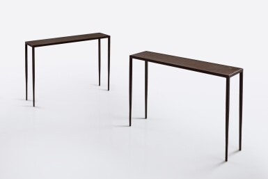 View full screen - View 1 of Lot 25. Jean-Michel Frank, Pair of Consoles.