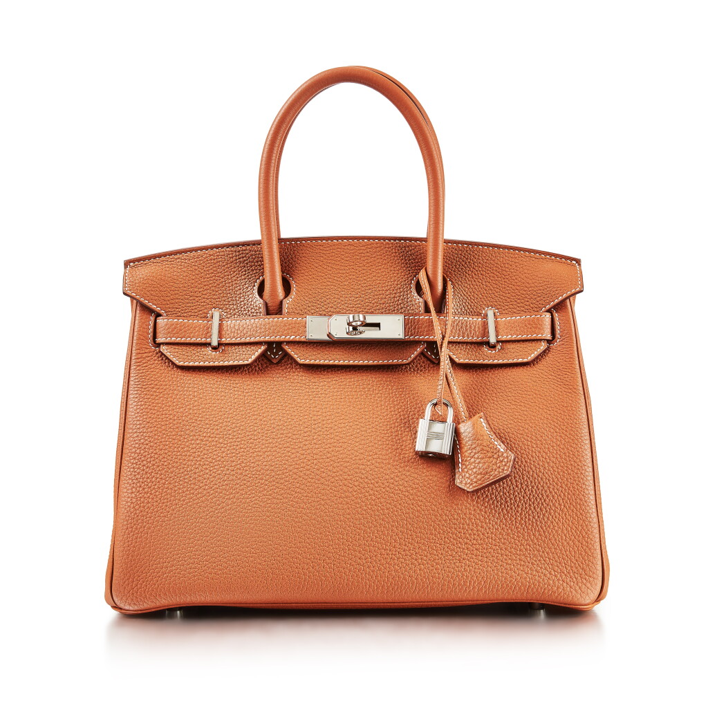View full screen - View 1 of Lot 8396. Gold Togo Birkin 30 Palladium Hardware, 2019 | 愛馬仕金棕色 Togo 小牛皮30公分柏金包,配鍍鈀金屬件,2019年.