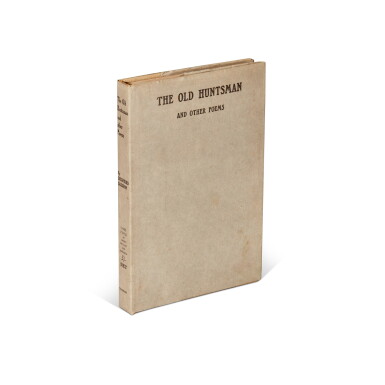 View full screen - View 1 of Lot 379. Siegfried Sassoon | The Old Huntsman, 1917, first edition, the dedication copy, inscribed to Thomas Hardy, with inscribed carbon copy of A Soldier's Declaration.