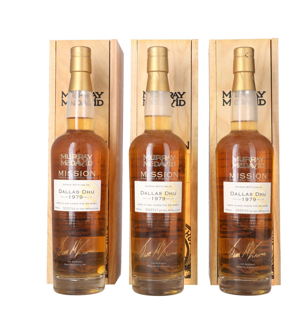 View full screen - View 1 of Lot 5479. Dallas Dhu Murray McDavid Misson 23 Year Old 46.0 abv 1979 (3 BT75).