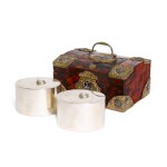 A Flemish silver and gilt-metal mounted scarlet tortoiseshell casket 17th century