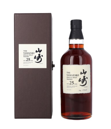 View full screen - View 1 of Lot 5056. The Yamazaki 25 Year Old 43.0 abv NV (1 BT70).
