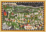 Hailstorm, India, Pahari, 19th century