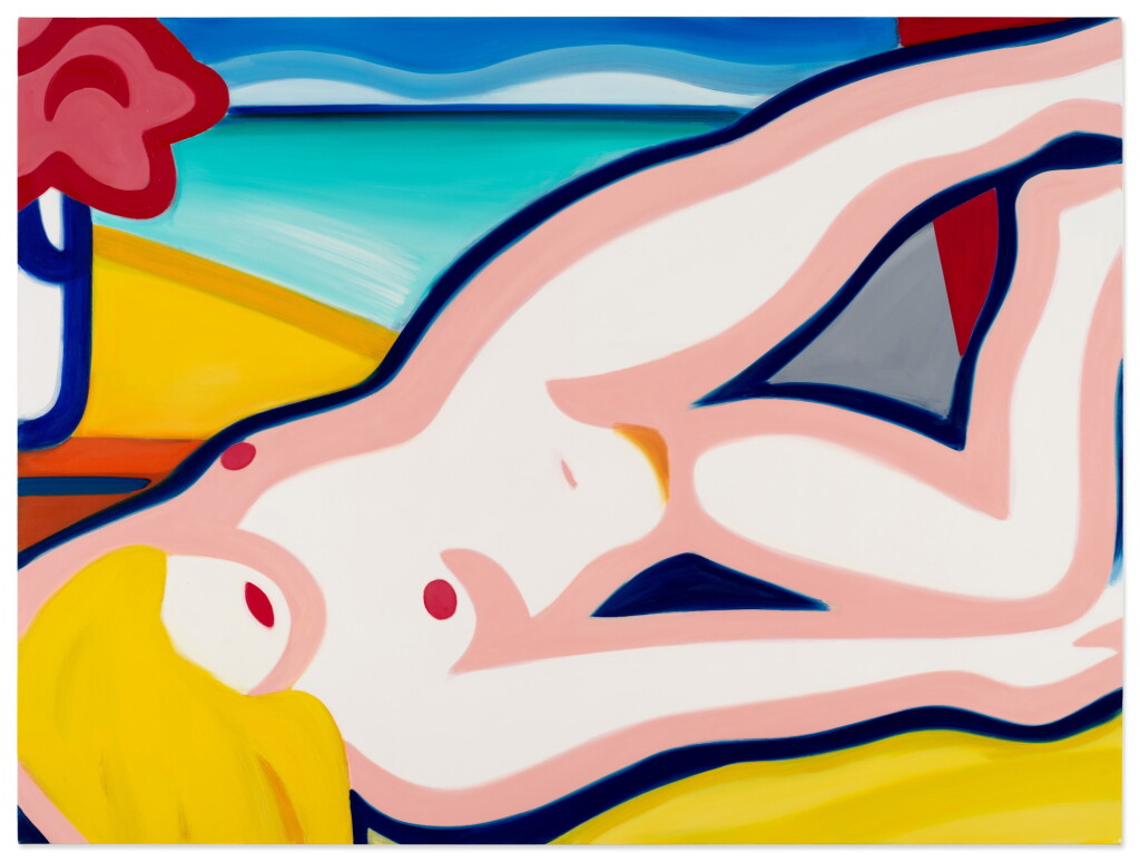View full screen - View 1 of Lot 266. Blue Nude, One Flower.
