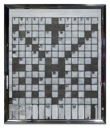 View full screen - View 1 of Lot 197. Crossword Puzzle.