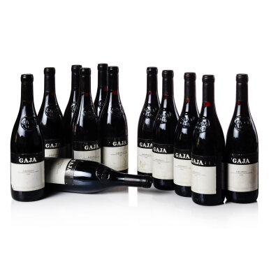 View full screen - View 1 of Lot 391. Barbaresco 1995 Gaja (12 BT).