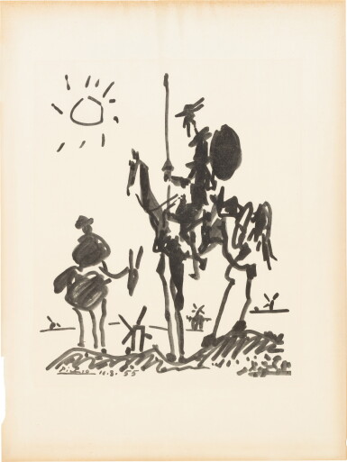 View full screen - View 1 of Lot 127. Don Quichotte.
