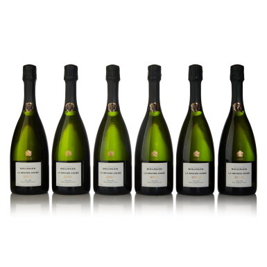 View full screen - View 1 of Lot 530. Bollinger Grande Année 2008 (6 BT).