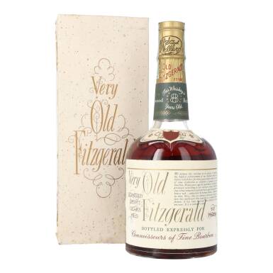 View full screen - View 1 of Lot 5345. Very Old Fitzgerald 8 Year Old Bottled In Bond 100 proof 1965 (1 45QT).