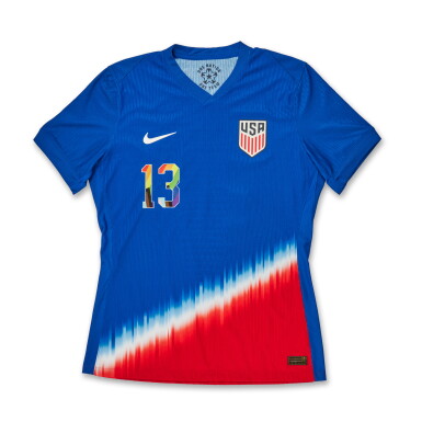 View full screen - View 1 of Lot 43. Tim Ream 2024 USA Men's National Team Match Worn Shirt.