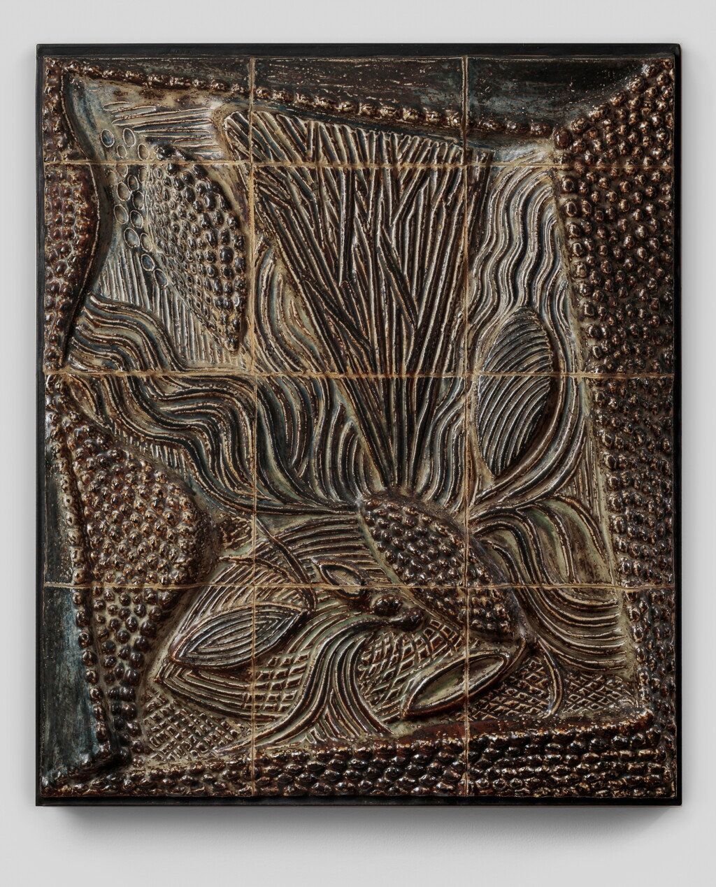 View full screen - View 1 of Lot 9. "The Living Stone" Tile Panel.