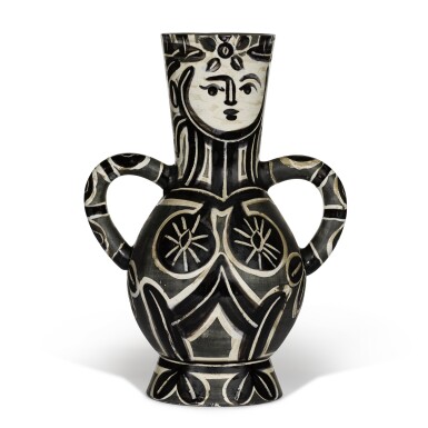 View full screen - View 1 of Lot 40. Vase deux anses hautes (A. R. 213).