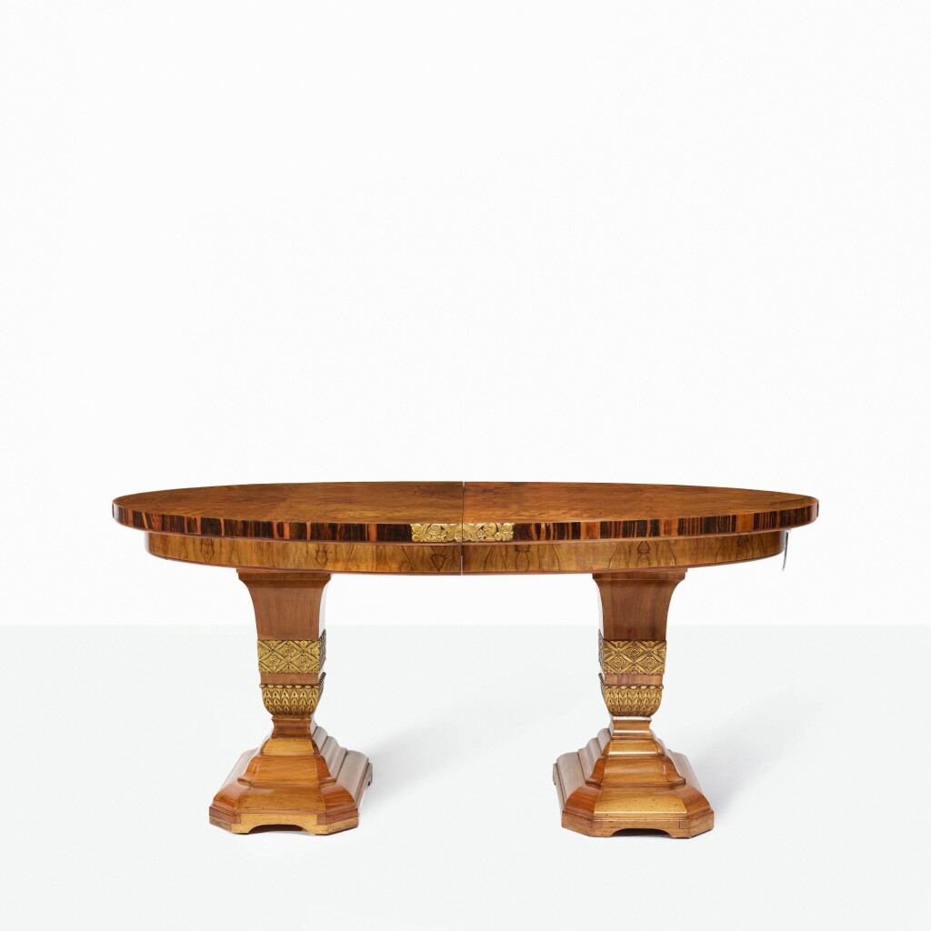 View full screen - View 1 of Lot 69. ART DECO DINING TABLE.