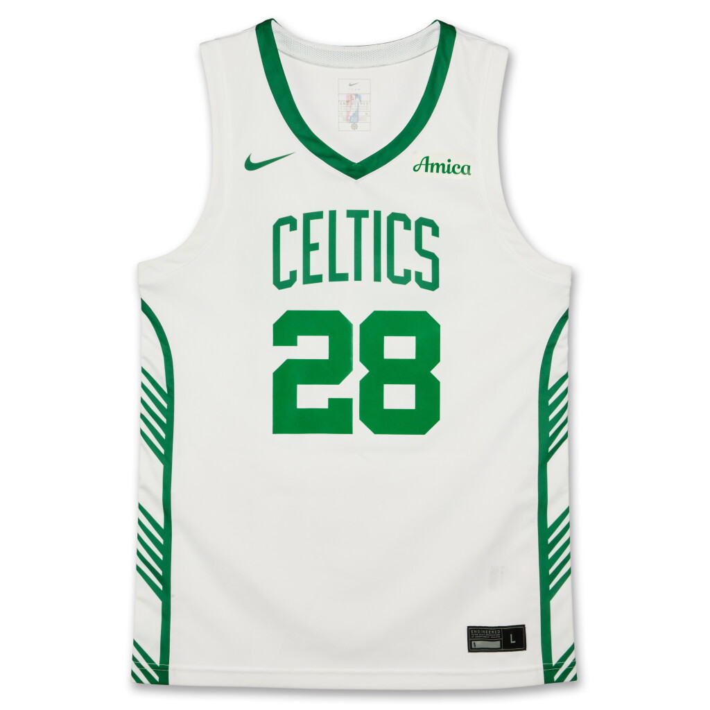 Voir en plein écran - Voir 1 du lot 21. Hugo Gonzalez Boston Celtics 2025 NBA Summer League Game Worn Jersey League.