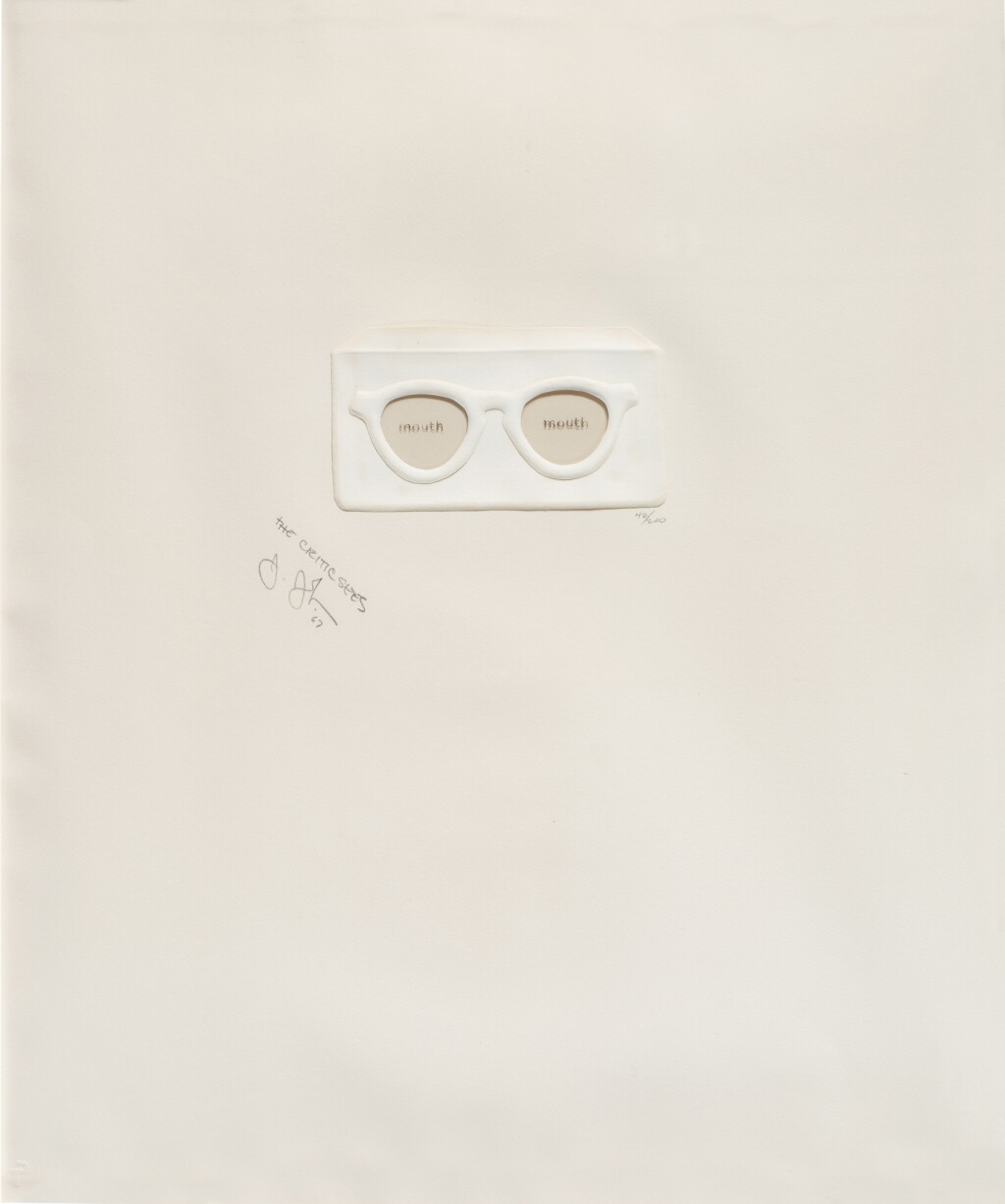 View full screen - View 1 of Lot 732. The Critic Sees, from Ten from Leo Castelli (ULAE 39).