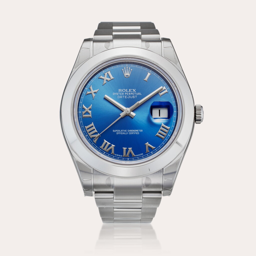 View full screen - View 1 of Lot 327. Reference 116300 Datejust | A stainless steel automatic wristwatch with date and bracelet, Circa 2014.