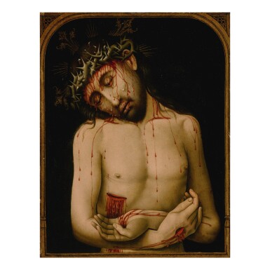 View full screen - View 1 of Lot 10. Christ as the Man of Sorrows.