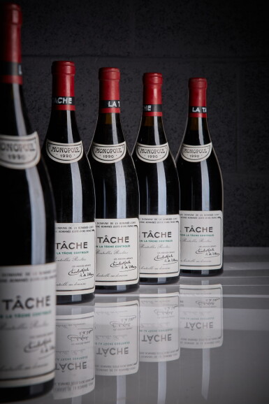 View full screen - View 1 of Lot 334. La Tâche 1990 Domaine de la Romanée-Conti (5 BT).