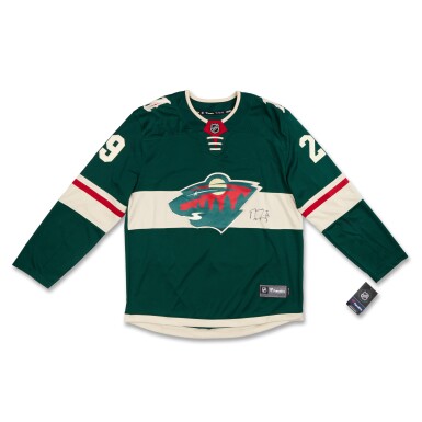 View full screen - View 1 of Lot 2. Marc-André Fleury Signed Minnesota Wild Replica Jersey.