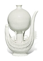 A 'DEHUA' 'MONTGOLFIER BALLOON' EWER, QING DYNASTY, LATE 18TH / EARLY 19TH CENTURY