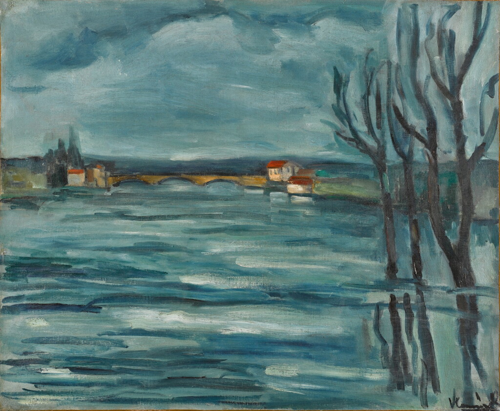 View full screen - View 1 of Lot 409. MAURICE DE VLAMINCK | INONDATION À CHATO.