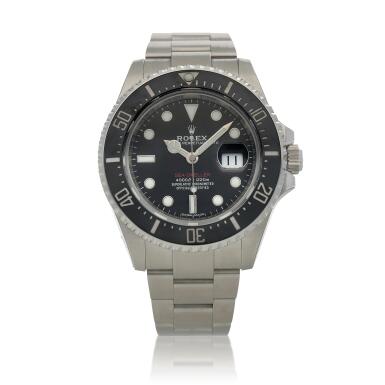 View full screen - View 1 of Lot 106. '50th Anniversary' Sea Dweller, Ref. 126600 Stainless steel wristwatch with date and bracelet Circa 2017.