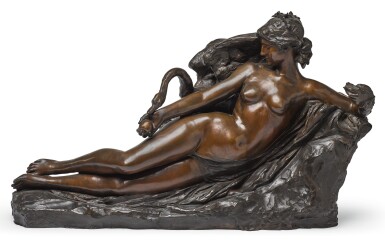 View full screen - View 1 of Lot 75. JOSEPH MARIA THOMAS (JEF) LAMBEAUX | LEDA AND THE SWAN.