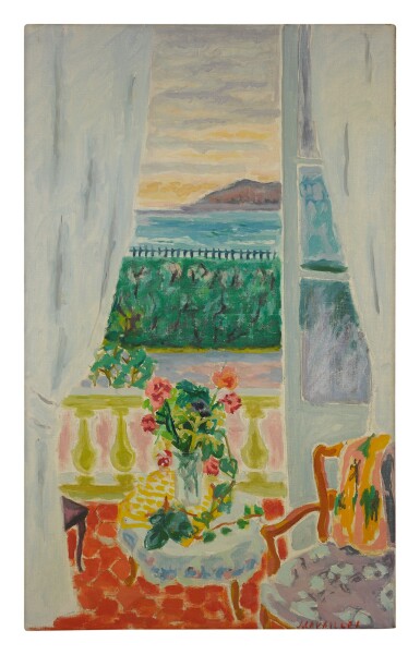 View full screen - View 1 of Lot 83. JEAN CAVAILLÈS | BOUQUET À LA FENÊTRE.