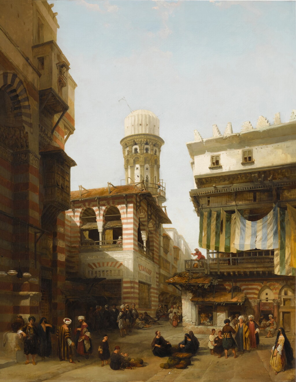 View full screen - View 1 of Lot 51. The Bazaar of the Coppersmiths, Cairo.