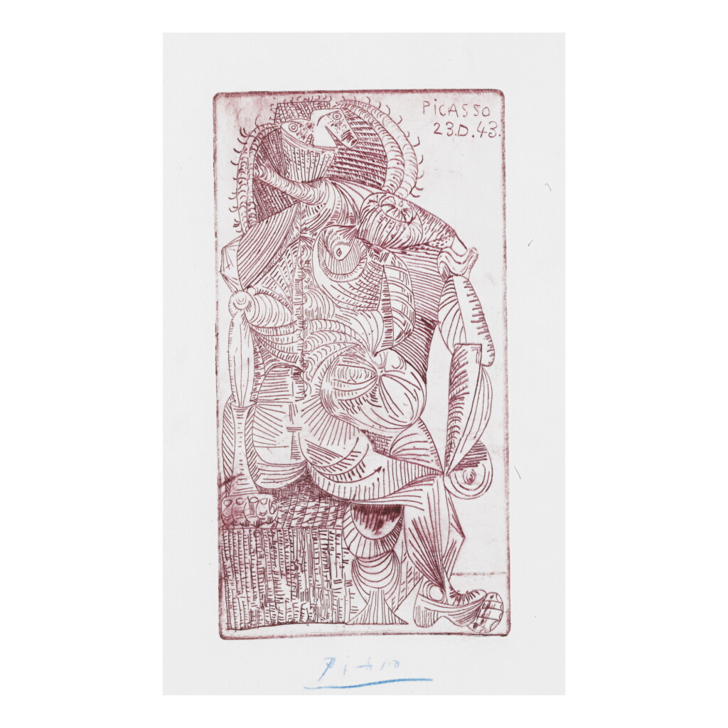 View full screen - View 1 of Lot 32. PABLO PICASSO | FEMME ASSISE (BLOCH 362; BAER 689).
