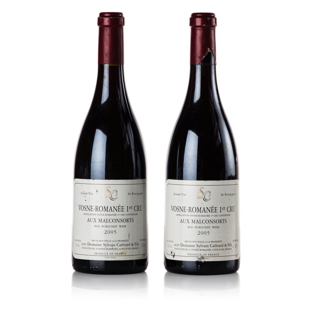 View full screen - View 1 of Lot 322. Vosne Romanée, Aux Malconsorts 2005 Sylvain Cathiard (2 BT).