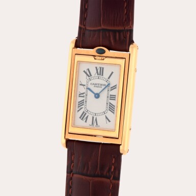 View full screen - View 1 of Lot 236. Tank Basculante 'CPCP', Reference 2391 | A limited edition yellow gold wristwatch | Circa 2002.