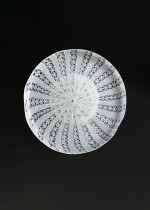 A Venetian or Façon de Venise Latticinio Glass Tazza, circa 1700