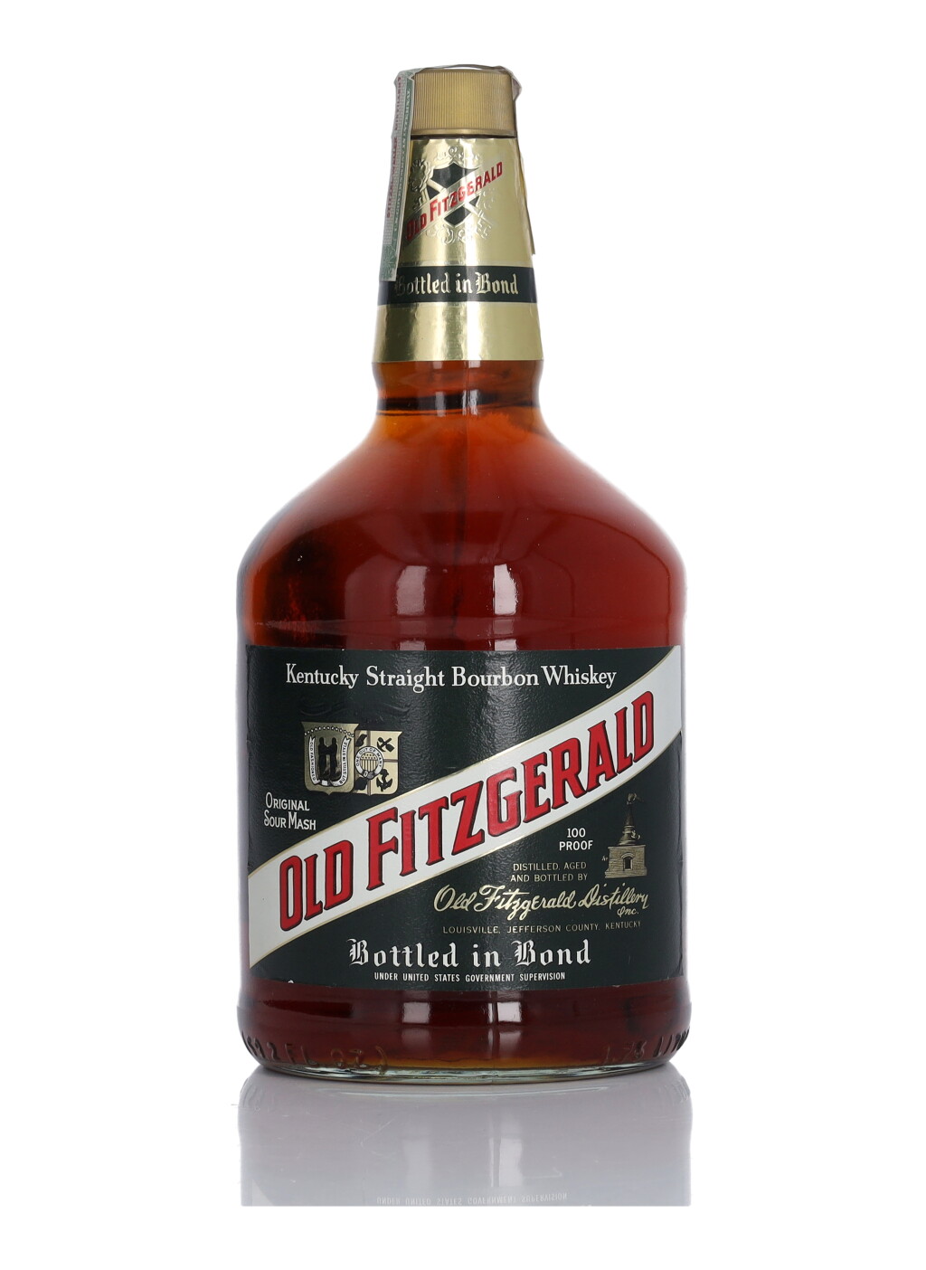 View full screen - View 1 of Lot 217. Old Fitzgerald 6 Year Old Bottled In Bond 100 Proof 1971 (1 Bottle 1.75 Litre).